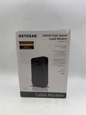 Netgear CM500 High Speed Cable Modem DOCSIS 3.0 Up to 680 Mbps